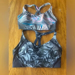 Avia Women’s Set of 2 Sports‎ Bra Size Medium 8/10 EUC! 0104